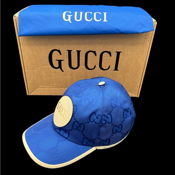 Gucci Blue ‘Off The Grid’ Baseball Cap / Hat - NIB all inclusive - Picture 10 of 12